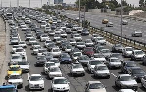 ترافیک سنگین در آزادراه قم-تهران و قزوین-کرج